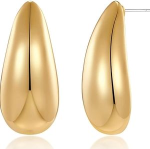 SOLD Gold teardrop earrings